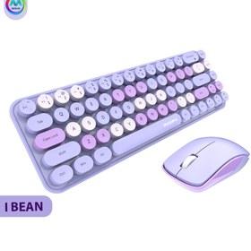 تصویر کیبورد و ماوس بی سیم مافی مدل i bean Mofii i bean Wireless Keyboard and Mouse