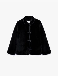 تصویر کت مخمل آستین بلند دکمه دار زنانه کوتون Koton 