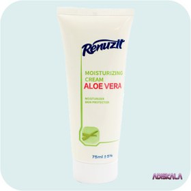 تصویر کرم مرطوب کننده رینوزیت (Renuzit) مدل ALOEVERA حجم 75 میلی لیتر renuzit moisturizing cream, aloevera model, 75ml volume