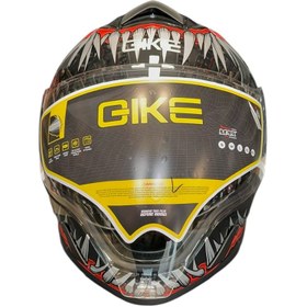 تصویر کلاه کاسکت فک ثابت QIKE مدل venom 