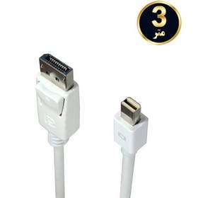 تصویر کابل تبدیل Mini Displayport به Displayport 4k طول 3 متر 