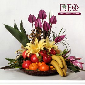 تصویر سبد میوه و گل یلدا 