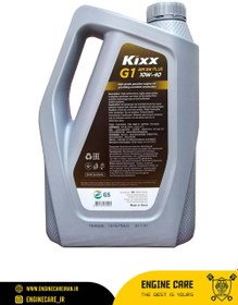 تصویر روغن موتور کیکس مدل 10W-40 اصلی ساخت کره چهار لیتری Kixx 10W-40 4lit