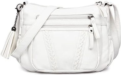 تصویر VOLGANIK ROCK Crossbody Bag for Women with Tassel Ladies Soft PU leather Purses and Handbag Pocketbooks 