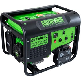 تصویر موتوربرق بنزینیGR7500-E2 گرین پاور 6kw green power gasoline generator gr7500-E2 6kw