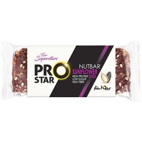 تصویر شکلات نات بار تخمه آفتابگردان پرواستار ۳۵ گرم Pro Star Sunflower Seed Nutbar 35 g