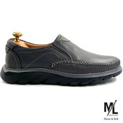 تصویر کفش طبی مردانه تمام چرم میخچی مدل H11 