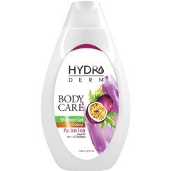 تصویر شامپو بدن کرمی مدل پشن فروت هیدرودرم حجم 500 میلی لیتر hydroderm Passion Fruit Creamy Shower Gel 500 ml