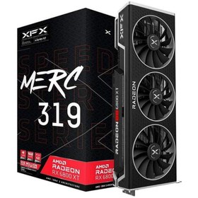 تصویر کارت گرافیک ایکس اف ایکس مدل SPEEDSTER MERC 319 Radeon RX 6800 XT BLACK Gaming 16GB GDDR6 حافظه 16 گیگابایت XFX SPEEDSTER MERC 319 Radeon RX 6800 XT BLACK Gaming 16GB GDDR6 Graphics Card