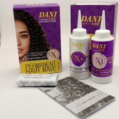 تصویر مواد فر کننده مو دنی وان (کیت فر دنی وان) موهای طبیعی