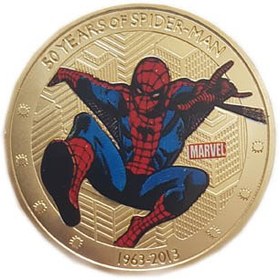 تصویر سکه یادبود اسپایدرمن 