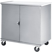 تصویر ترالی پک استریل استیل - کد MHT33 - قابل ساخت براساس طرح و ابعاد سفارشی Stainless steel trolley carrying sterile pack