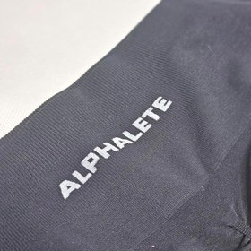 تصویر شلوارک ورزشي پشت چیندار زنانه اورجینال اروپایی - برند انگلیسی آلفالت Alphalete - مشکی 