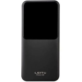 تصویر پاوربانک (PD و فست شارژ) Leitu 22.5W 30000mAh مدل LP-55 - مشکی - DST (گارانتی شش ماهه) 