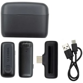 تصویر میکروفون دو کابره J13 مخصوص آیفون 