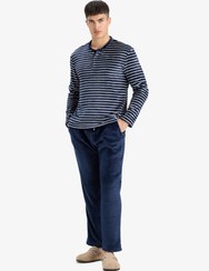 تصویر لباس راحتی مردانه سرمه ای دفکتو 