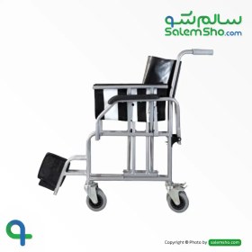 تصویر صندلی حمام تاشو دسته متحرک - سالم لاین Folding bathroom chair with movable handle