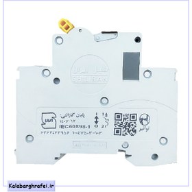 تصویر فیوز مینیاتوری تک فاز 25 آمپر B شیل ایران 