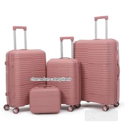 تصویر چمدان مونزا وارداتی نشکن طرح یو اس مورانو - خاکی / متوسط ا monza suitcase monza suitcase