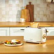 تصویر توستر نان کاراجا مدل Retro Wood کرم 