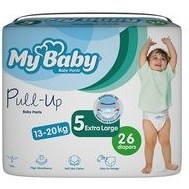 تصویر مای بی بی پوشک سایز 5 پول-آپ (26 عددی) My Baby Pull-Up Diaper 5 (26 Diapers)