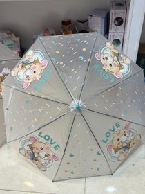 تصویر چتر فانتزی مات بچگانه - گوزن شمالی 