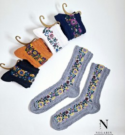 تصویر جوراب طرح بهشت 