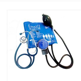 تصویر فشارسنج عقربه ای با گوشی امسیگ مدل SP90 ا EmsiG SP90 analog Blood Pressure EmsiG SP90 analog Blood Pressure