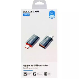 تصویر تبدیل USB به تایپ سی کینگ استار مدل KS420 