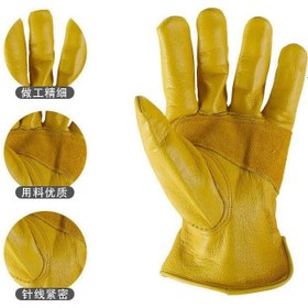 تصویر دستکش طبیعت گردی چرمی Leather gloves