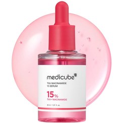 تصویر سرم نیاسینامید و ترانگزامیک اسید ۱۵% مدی کیوب حجم ۳۰ میلی لیتر 