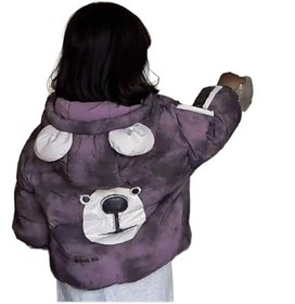 تصویر کاپشن خرسی بچگانه 