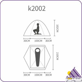 تصویر چادر یک نفره جیلو مدل K_2002 