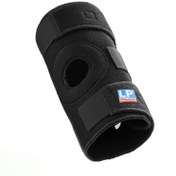 تصویر زانوبند طبی ال پی مدل 758 رنگ مشکی 