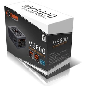 تصویر منبع تغذیه کامپیوتر فاطر مدل VS600 Fatir computer power supply model VS600