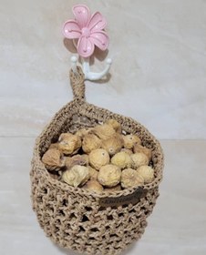 تصویر سبد گردو بادام رافیا 