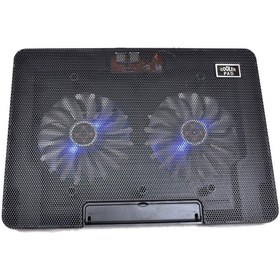 تصویر پایه خنک کننده لپ تاپ 17 اینچ 2 فن مدل COOLPAD N99 ا N99 17 Inch Laptop Cooling Stand With 2 Fans N99 17 Inch Laptop Cooling Stand With 2 Fans