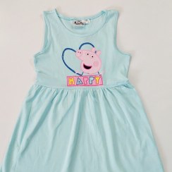 تصویر پیراهن دخترانه طرح پپاپیگ Girls' shirt with Peppa Pig design