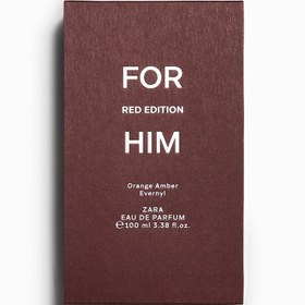 تصویر عطر مردانه زارا For Him Red Edition 