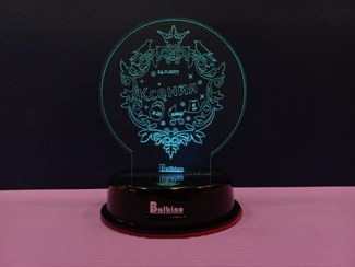 تصویر استند تولد کودک تمام رنگ با کلید تاچ 