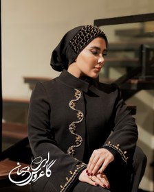 تصویر توربان مشکی طلایی 