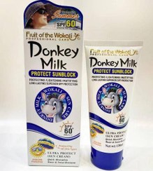 تصویر کرم ضد آفتاب شیر الاغ spf 60 حجم ۱۳۰ میل Donkey milk