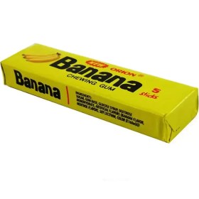 تصویر آدامس موزی اوریون اصلی باکس 50 بسته 20 عددی Orion banana Chewing gum box 50 packs