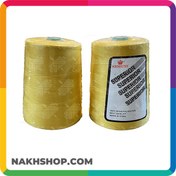 تصویر نخ پلی استر MH دولا زرد- کد 435 