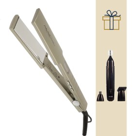 تصویر اتو مو مک استایلر مدل MC-5518 به همراه موزن گوش و بینی مدل MC-8809 MAC Styler MC-5518 Hair Straightener