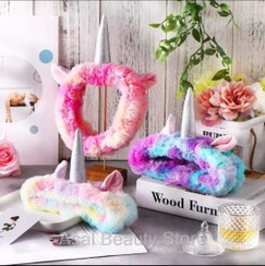 تصویر هدبند آرایشی یونیکورن تک شاخ Makeup Headband unicorn هدبند آرایشی یونیکورن تک شاخ Makeup Headband unicorn