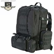 تصویر کوله پشتی تاکتیکال ۴ تکه ظرفیت ۵۵ لیتر 