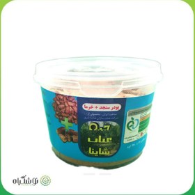 تصویر پودر سنجد + پودر خرما 287 گرمی پودر سنجد+ خرما برند شاینا