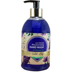 تصویر مایع دستشویی آنتی باکتریال شفاف مرطوب کننده مدل ویولت لیلی 500 میل شون Schon Violet Lily Moisturizing Hand Wash 500ml