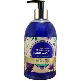 تصویر مایع دستشویی آنتی باکتریال شفاف مرطوب کننده مدل ویولت لیلی 500 میل شون Schon Violet Lily Moisturizing Hand Wash 500ml